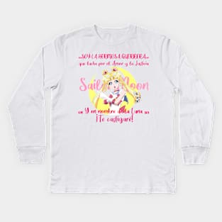 Love and Justice (Spanish) Kids Long Sleeve T-Shirt